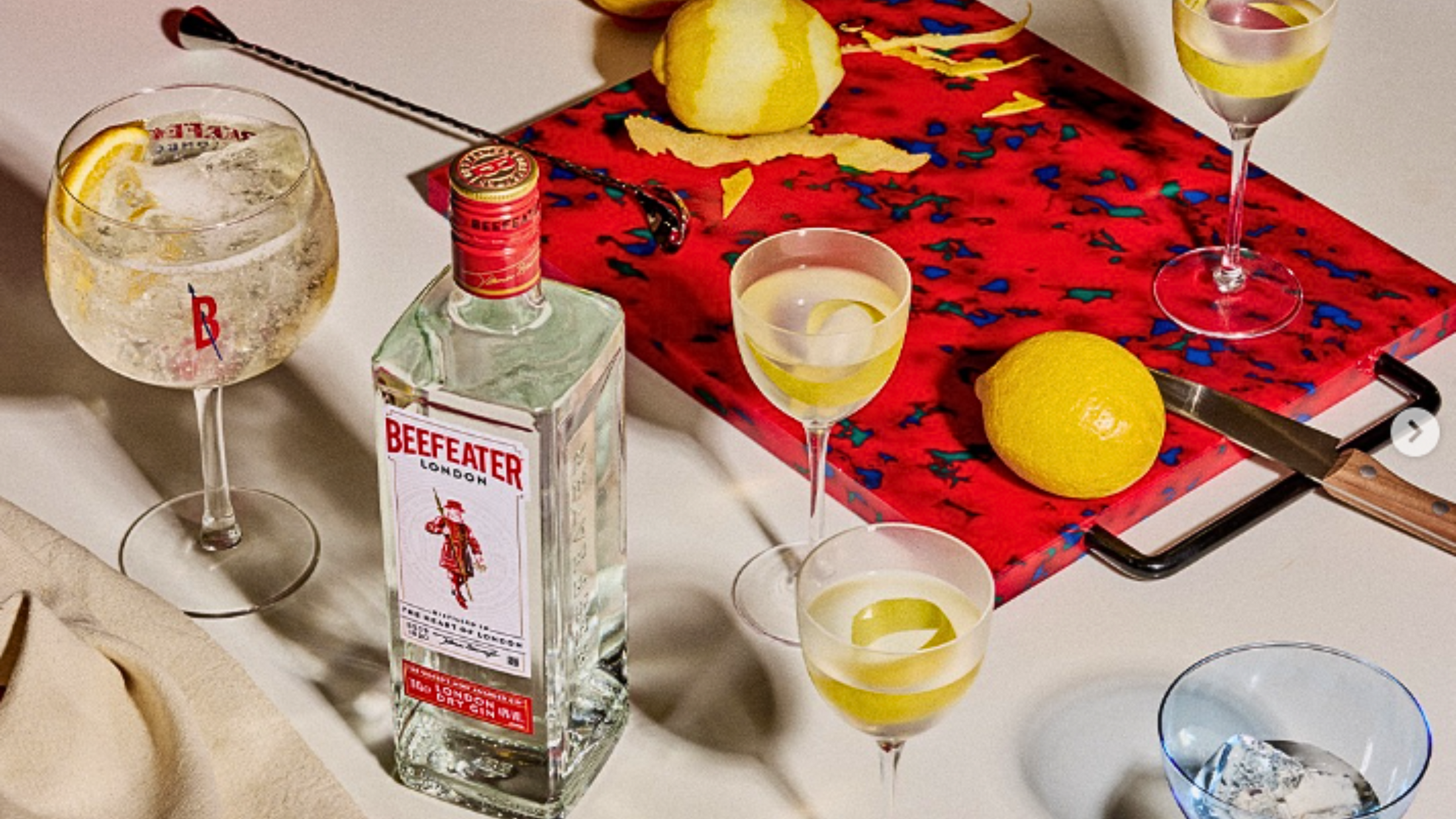 Kit com Gin Beefeater