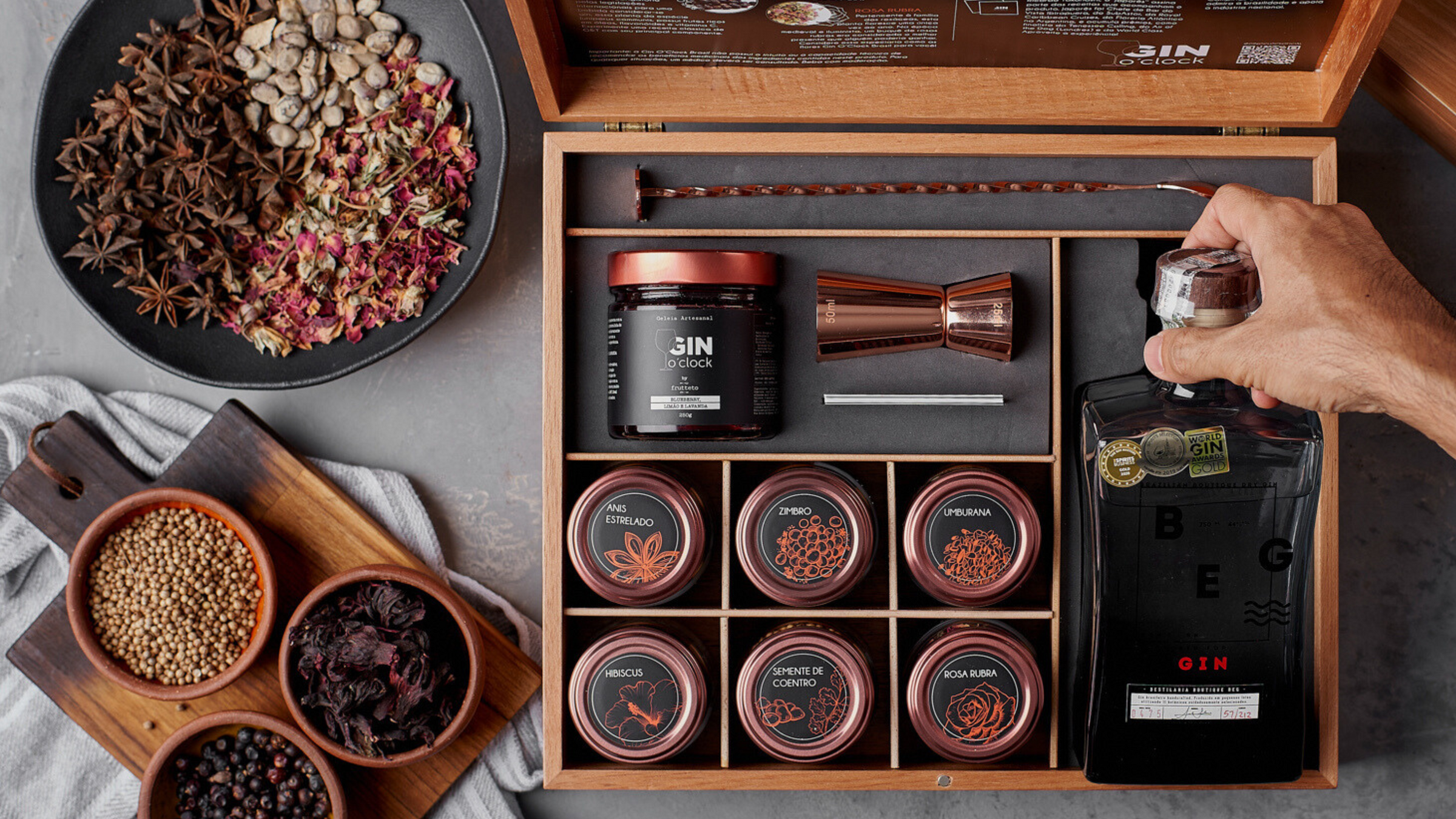 Kit Gin BEG e especiarias Diamond | Gin o'Clock